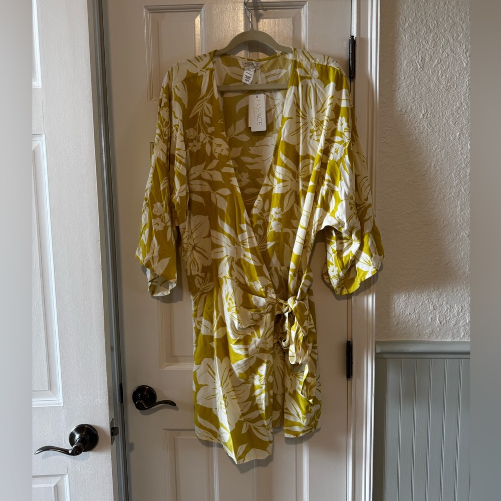 LSpace Pfeiffer Floral Wrap Dress Swim Cover Up - NEVER WORN STILL HAS TAG
